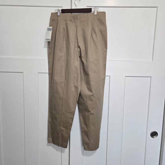 NWT Dress Barn Hollywood Pant Slimming Khaki Stretch Sz 18W - Picture 3 of 9
